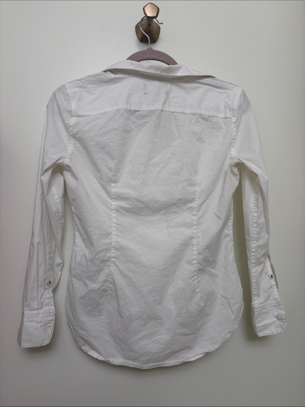 Crisp Cotton White Button Down JCrew